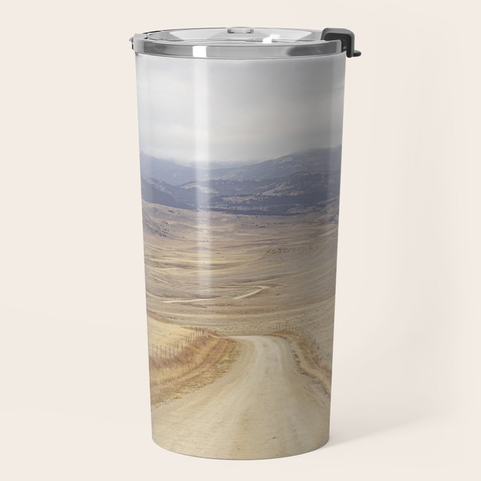 Montana Roads x Montana Landscape Photography x Western Landscape Travel Mug Gallery Image 2