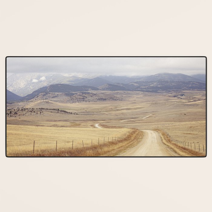 Montana Roads x Montana Landscape Photography x Western Landscape Desk Mat Gallery Image 3