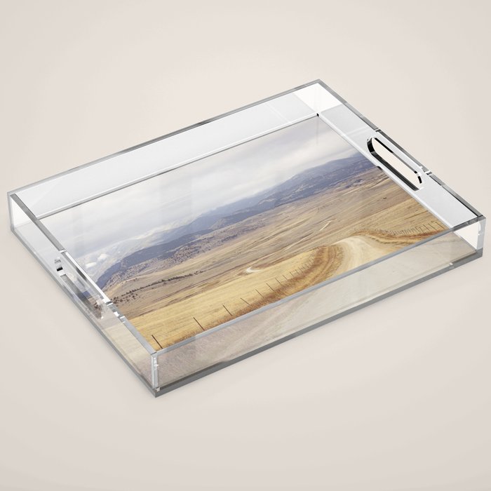 Montana Roads x Montana Landscape Photography x Western Landscape Acrylic Tray Gallery Image 1
