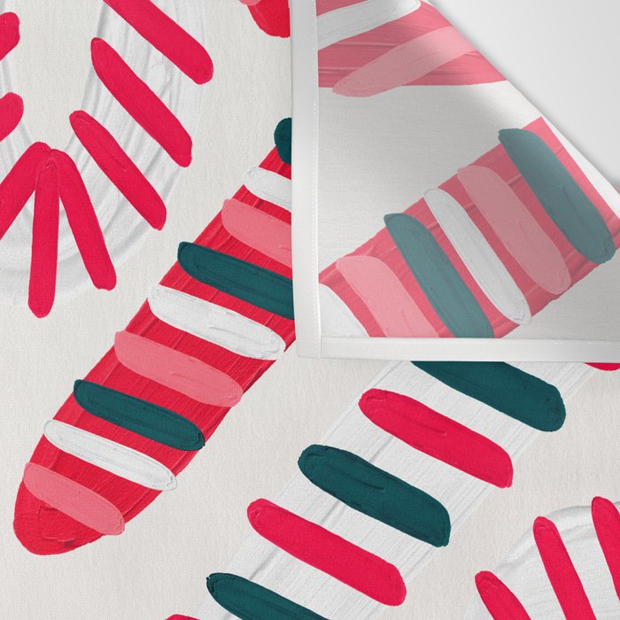 Candy Canes - White Wall Tapestry Gallery Image 3