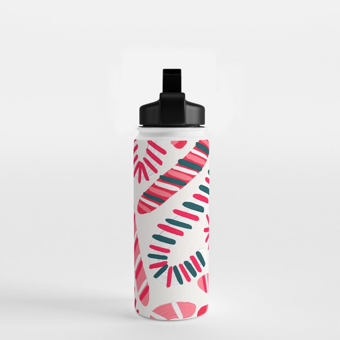 Candy Canes - White Water Bottle Gallery Image 2