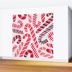 Candy Canes - White Wall Mural Gallery Image 2