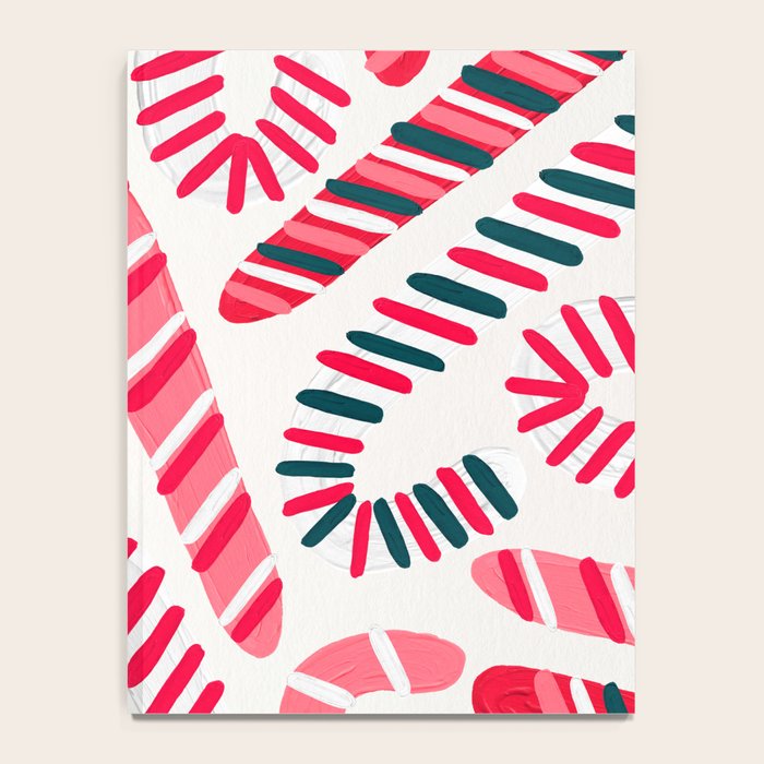 Candy Canes - White Notebook Gallery Image 4