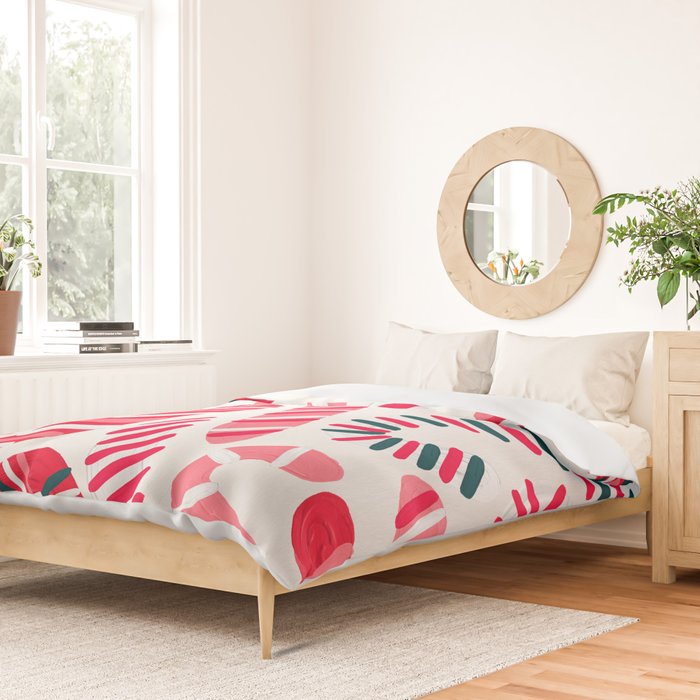 Candy Canes - White Duvet Cover Gallery Image 2