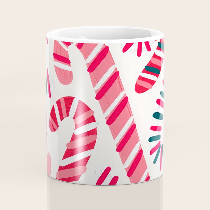 Candy Canes - White Coffee Mug Gallery Image 4