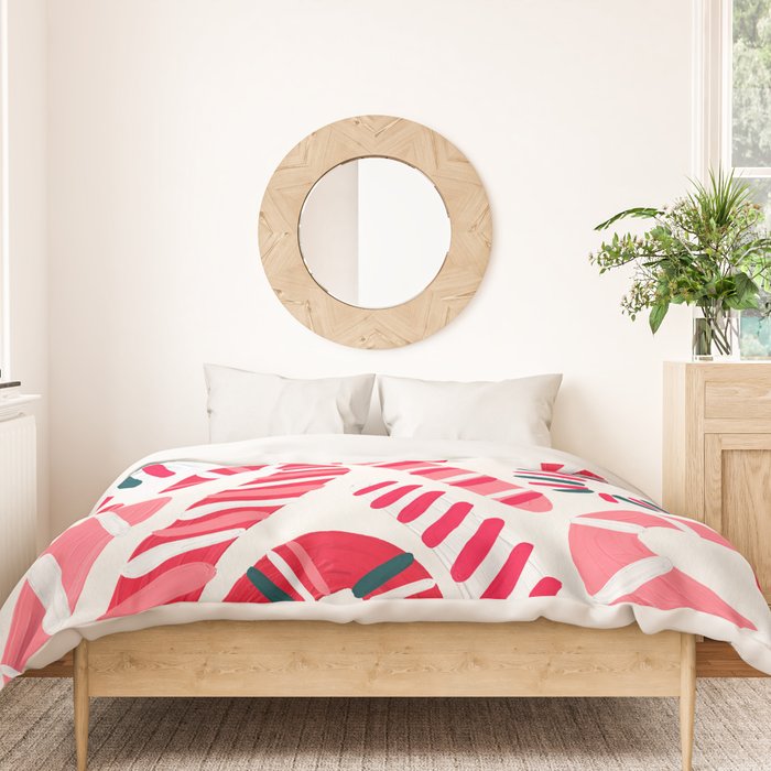 Candy Canes - White Duvet Cover Gallery Image 3