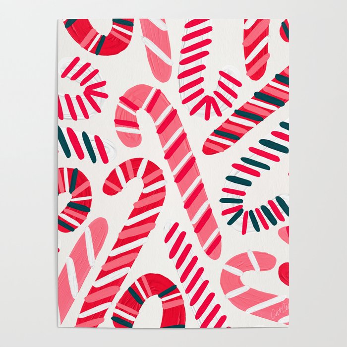 Candy Canes - White Poster Gallery Image 4