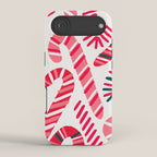 Candy Canes - White iPhone Case Gallery Image 2