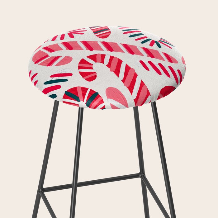Candy Canes - White Stool Gallery Image 2