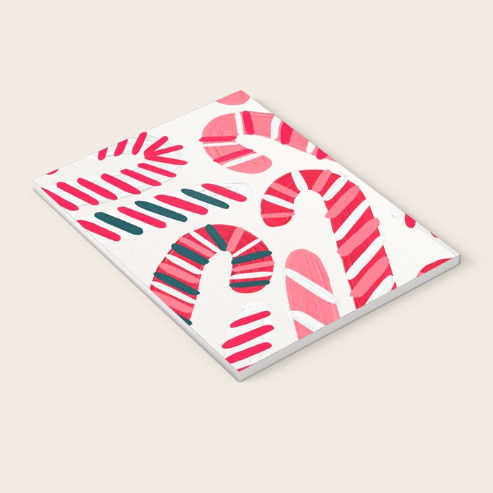 Candy Canes - White Notebook Gallery Image 3