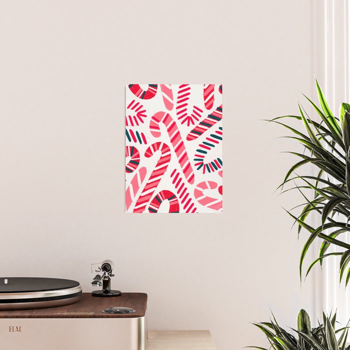 Candy Canes - White Poster Gallery Image 2