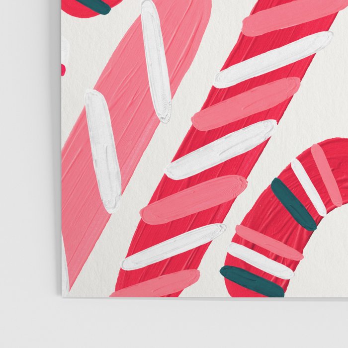 Candy Canes - White Poster Gallery Image 3