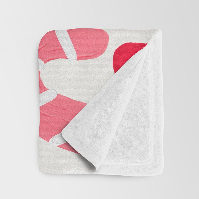 Candy Canes - White Throw Blanket Gallery Image 3
