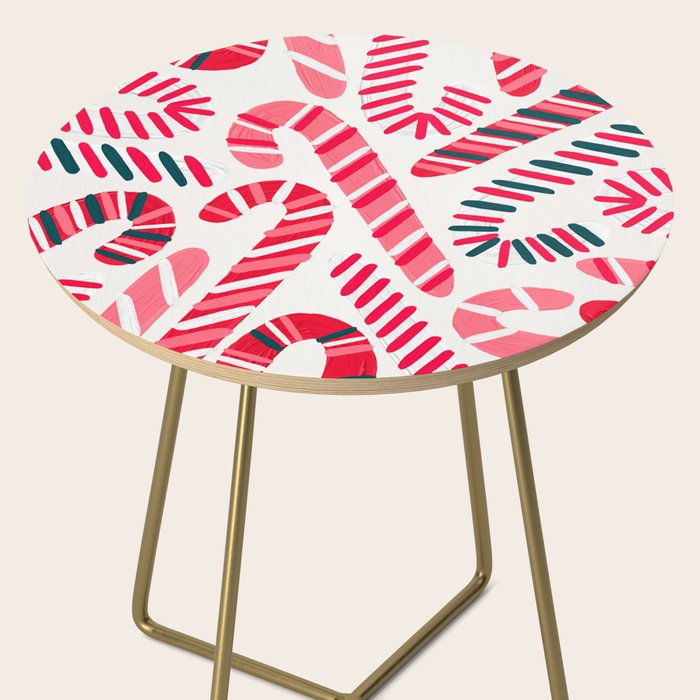 Candy Canes - White Side Table Gallery Image 2