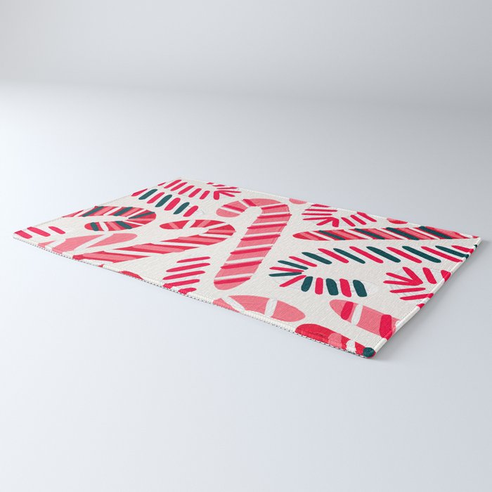 Candy Canes - White Rug Gallery Image 3