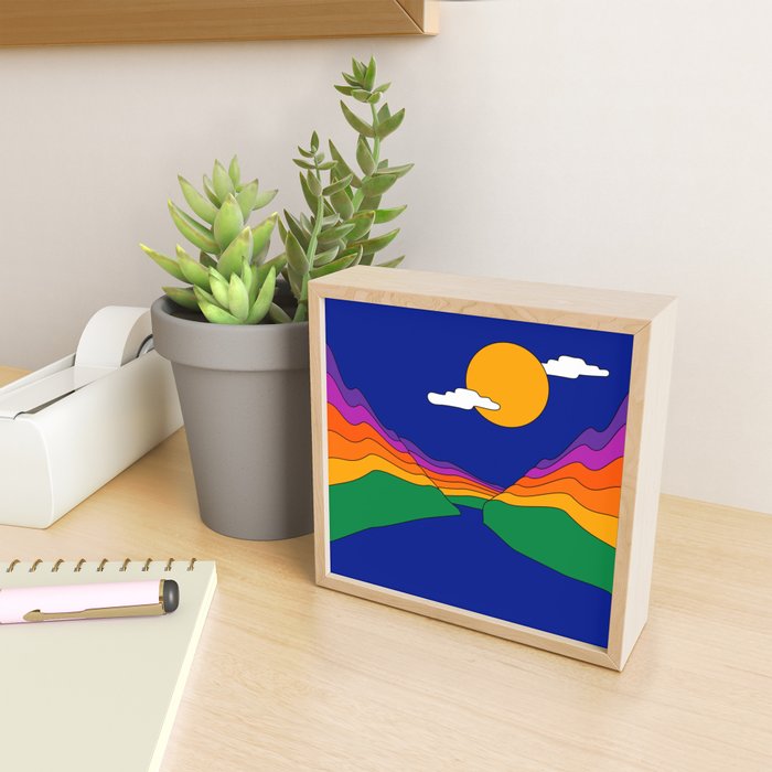 Rainbow Ravine Mini Art Print Gallery Image 2