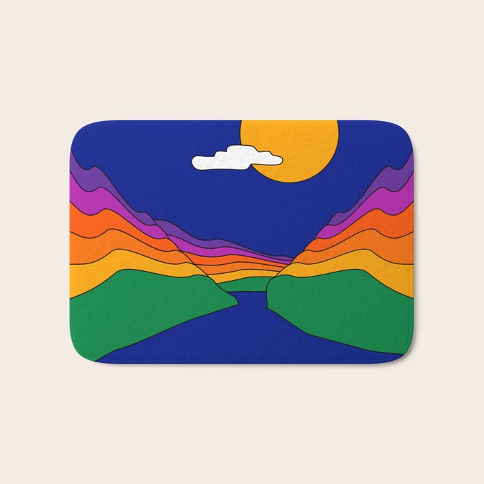 Rainbow Ravine Bath Mat Gallery Image 1