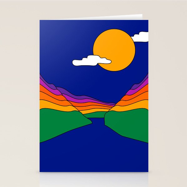 Rainbow Ravine Stationery Card Gallery Image 2