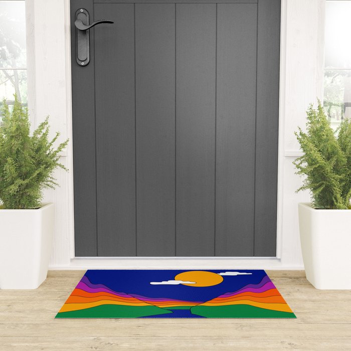 Rainbow Ravine Welcome Mat Gallery Image 3