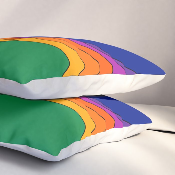 Rainbow Ravine Pillow Sham Gallery Image 3
