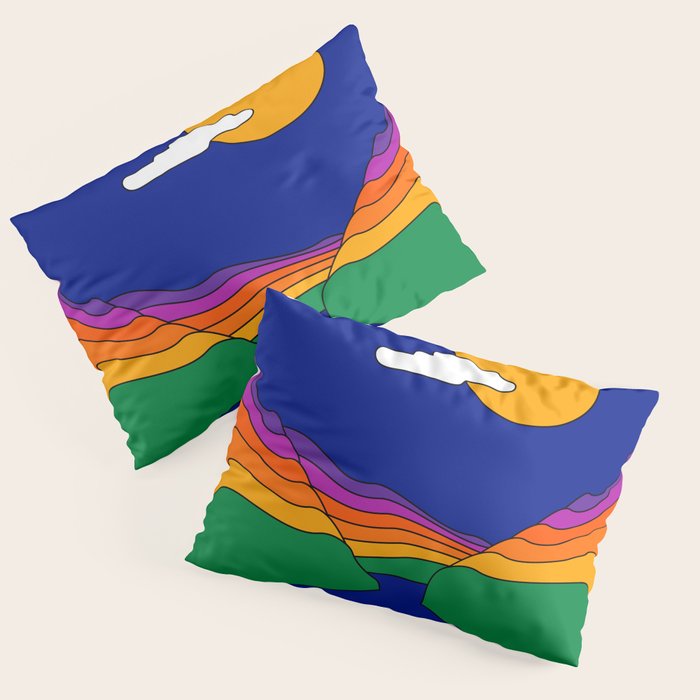 Rainbow Ravine Pillow Sham Gallery Image 3