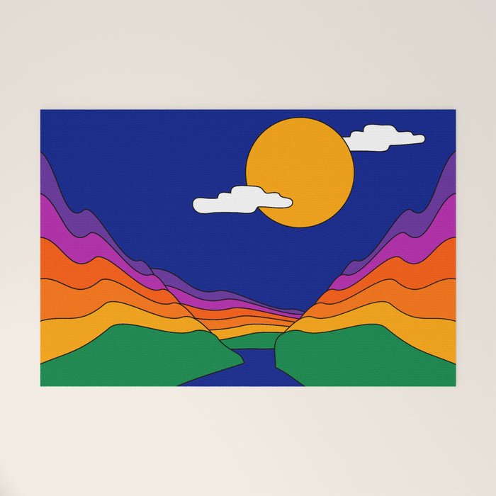 Rainbow Ravine Welcome Mat Gallery Image 1