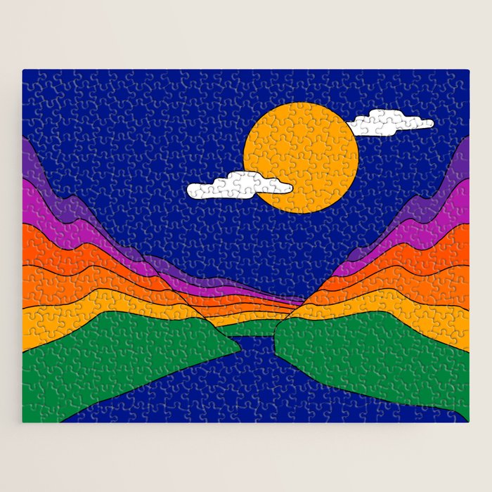 Rainbow Ravine Jigsaw Puzzle Gallery Image 1