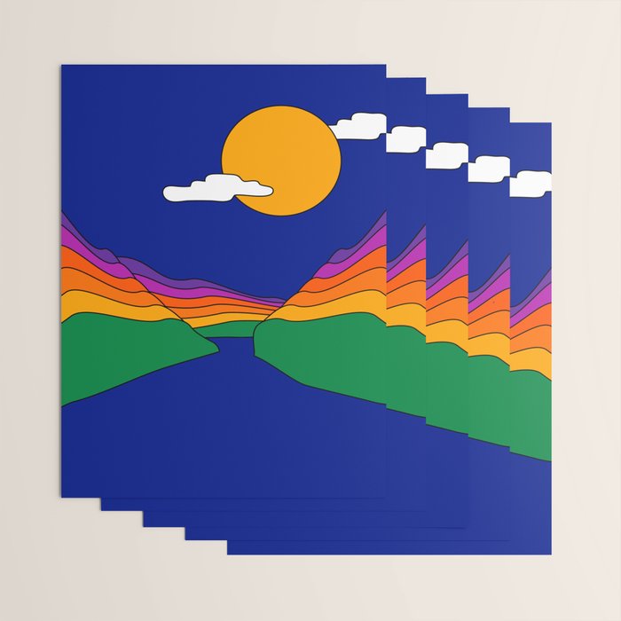 Rainbow Ravine Wrapping Paper Gallery Image 3