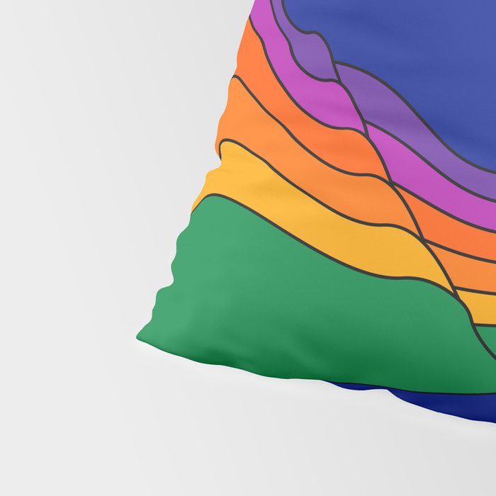 Rainbow Ravine Pillow Sham Gallery Image 4