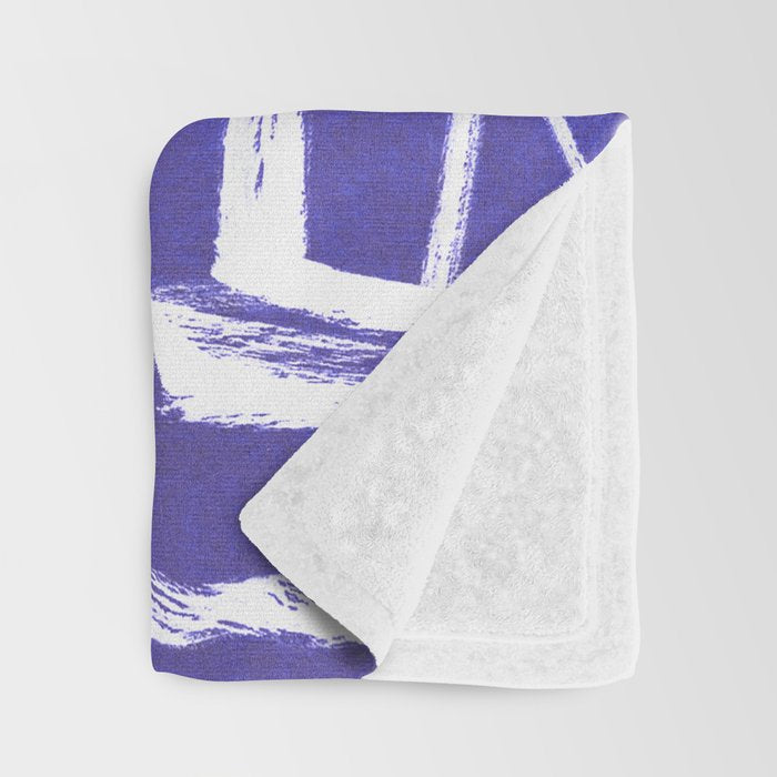 Sailboat Drawing - Indigo Blue Pattern Throw Blanket Gallery Image 3