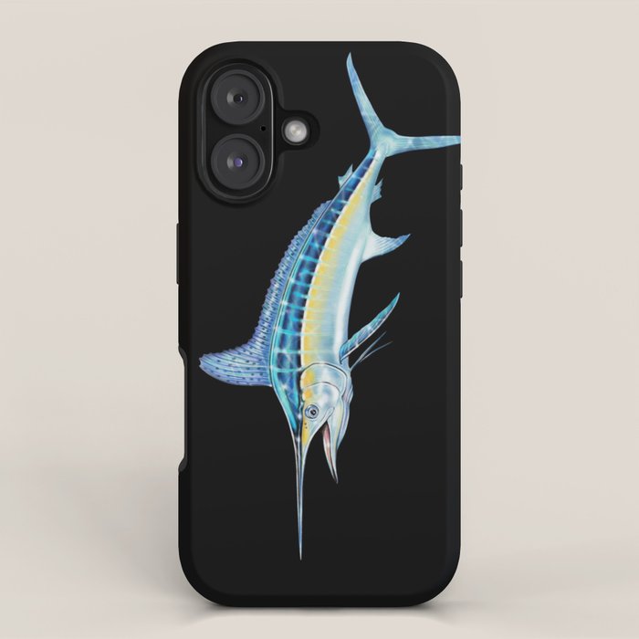 White Marlin iPhone Case Gallery Image 1