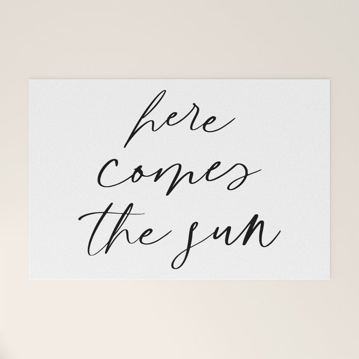 Here comes the sun Welcome Mat Gallery Image 1
