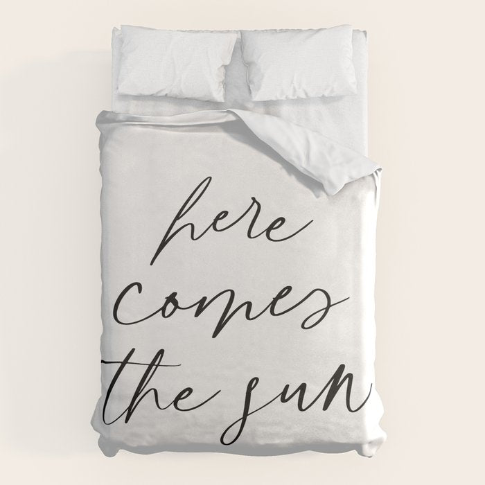 Here comes the sun Duvet Cover Gallery Image 1