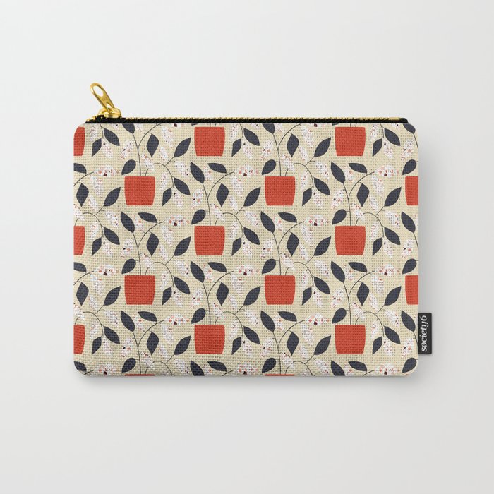 Plants and terrazzo Carry All Pouch Gallery Image 1