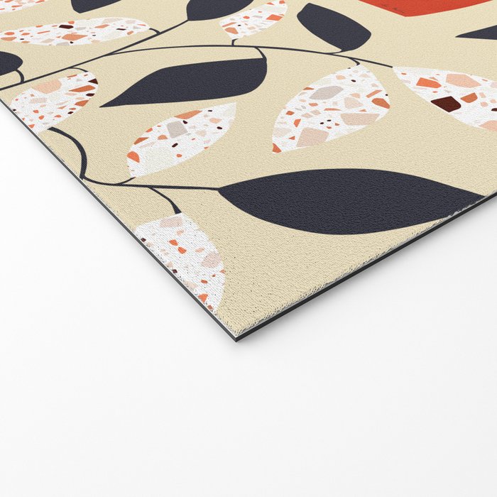 Plants and terrazzo Welcome Mat Gallery Image 2