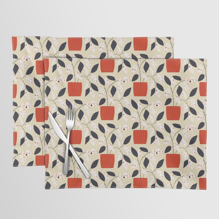 Plants and terrazzo Placemat Gallery Image 1