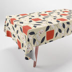 Plants and terrazzo Tablecloth Gallery Image 1