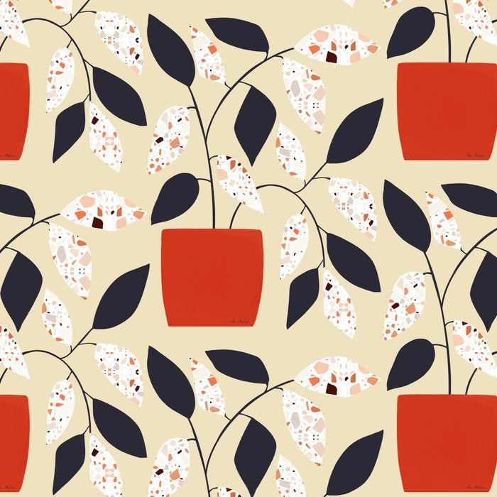 Plants and terrazzo Coffee Mug Gallery Image 2