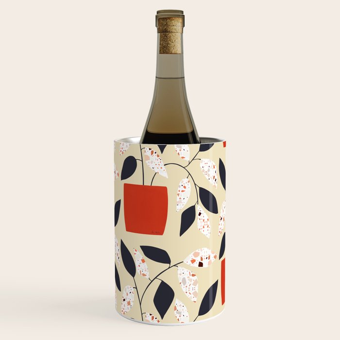 Plants and terrazzo Wine Chiller Gallery Image 1