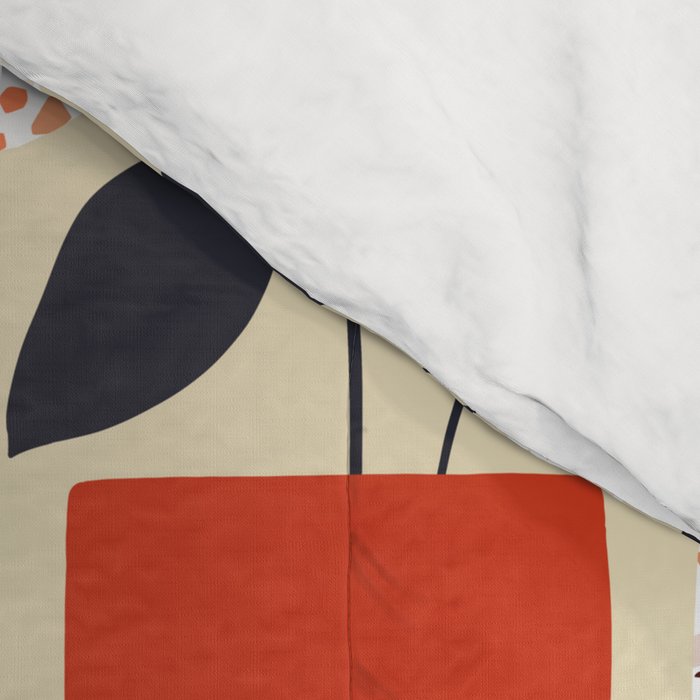 Plants and terrazzo Comforter Gallery Image 4