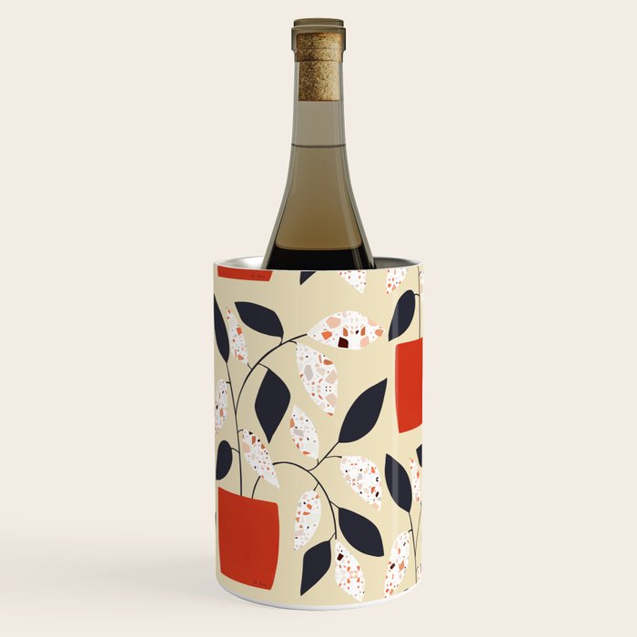 Plants and terrazzo Wine Chiller Gallery Image 2