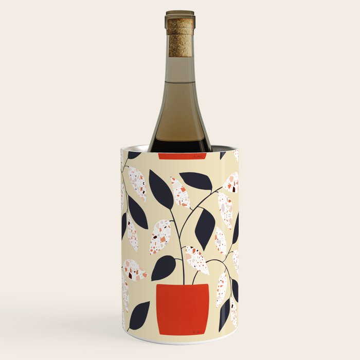 Plants and terrazzo Wine Chiller Gallery Image 3