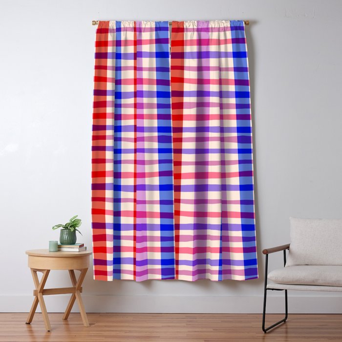 Summer Gingham Picnic  Window Curtain Gallery Image 5