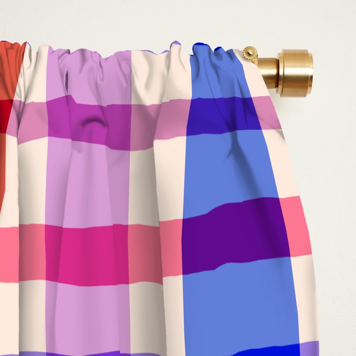 Summer Gingham Picnic  Window Curtain Gallery Image 2
