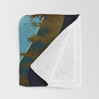 Autumn River Night Throw Blanket Gallery Image 3