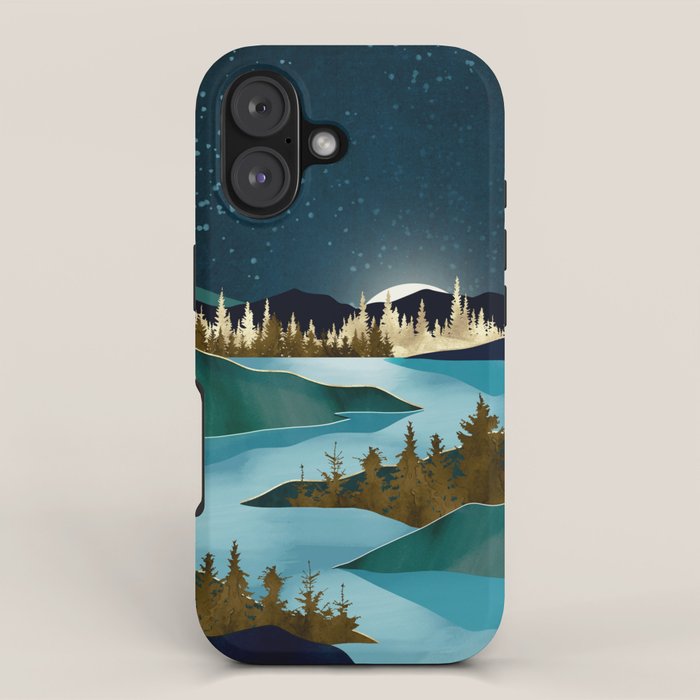 Autumn River Night iPhone Case Gallery Image 1