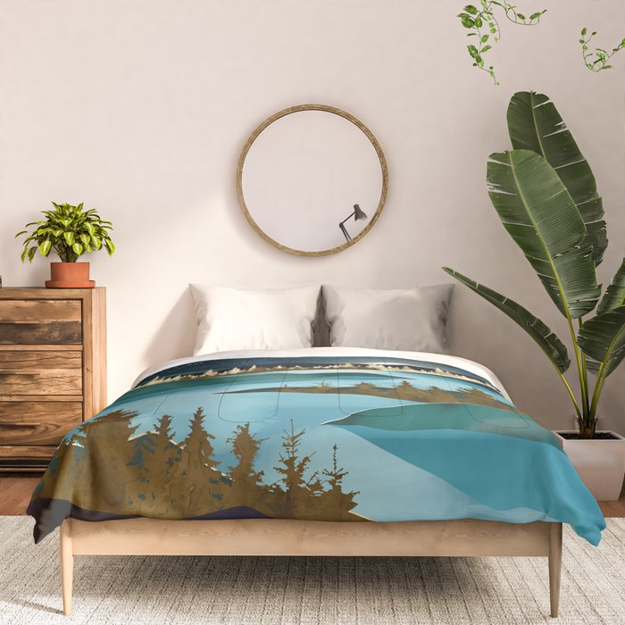 Autumn River Night Comforter Gallery Image 3