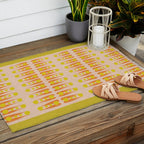 Holding the Pose in abstract shapes  Outdoor Rug Gallery Image 2