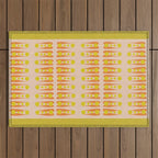 Holding the Pose in abstract shapes  Outdoor Rug Gallery Image 1