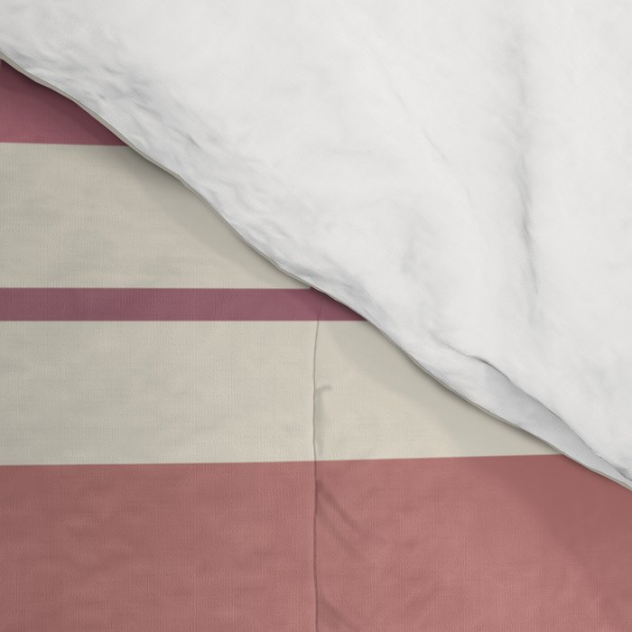 Dusty Rose Stripes Comforter Gallery Image 4
